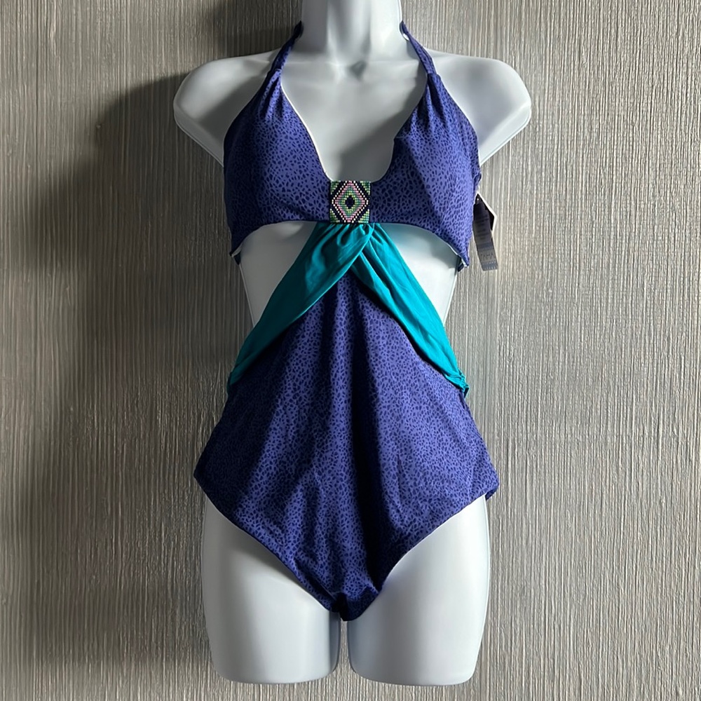 One piece swimsuit.
